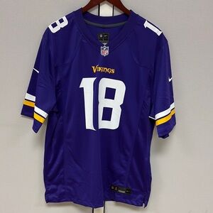 Purple Vikings Justin Jefferson NFL Jersey